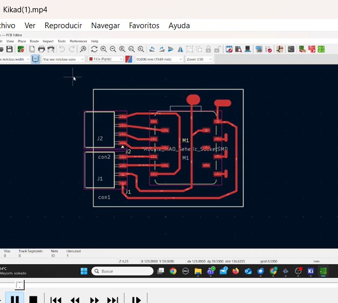 KiCad eye PCB design
