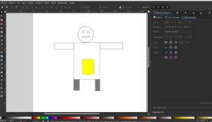 Details of the raster sketch in Paint