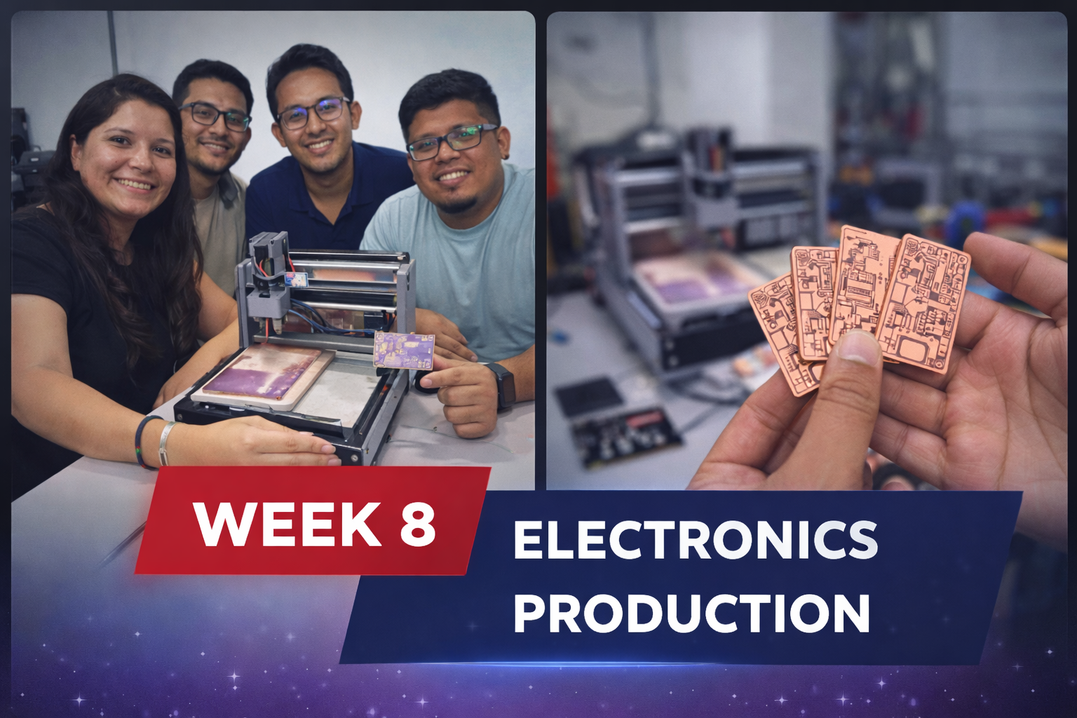 Week 8 electronics production preview