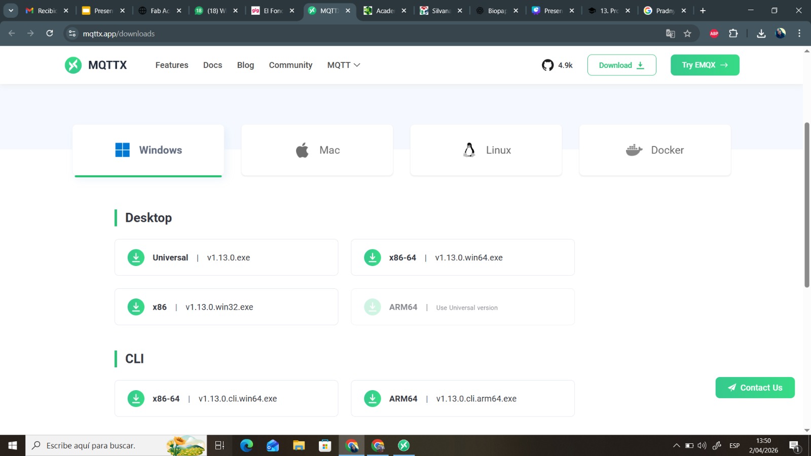 Installing
