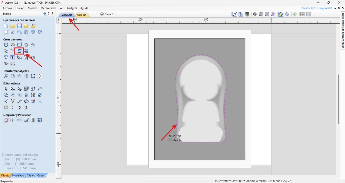 Curve polyline