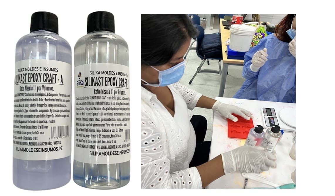 Epoxy resin mixing