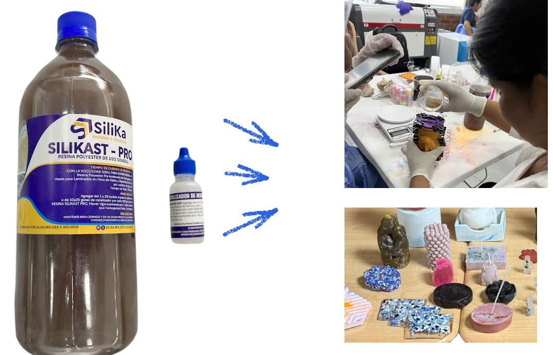 Polyester resin preparation
