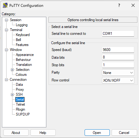 Connection Serial