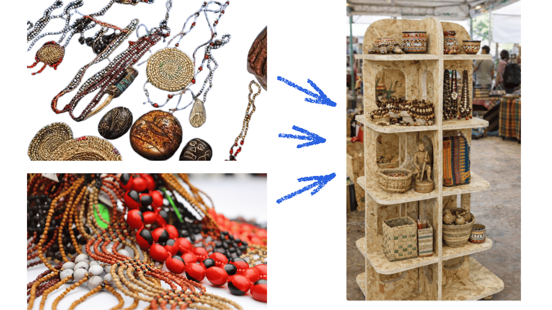 Furniture with artisanal elements