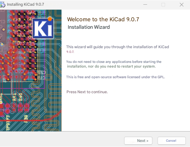 KiCad libraries installation step 1