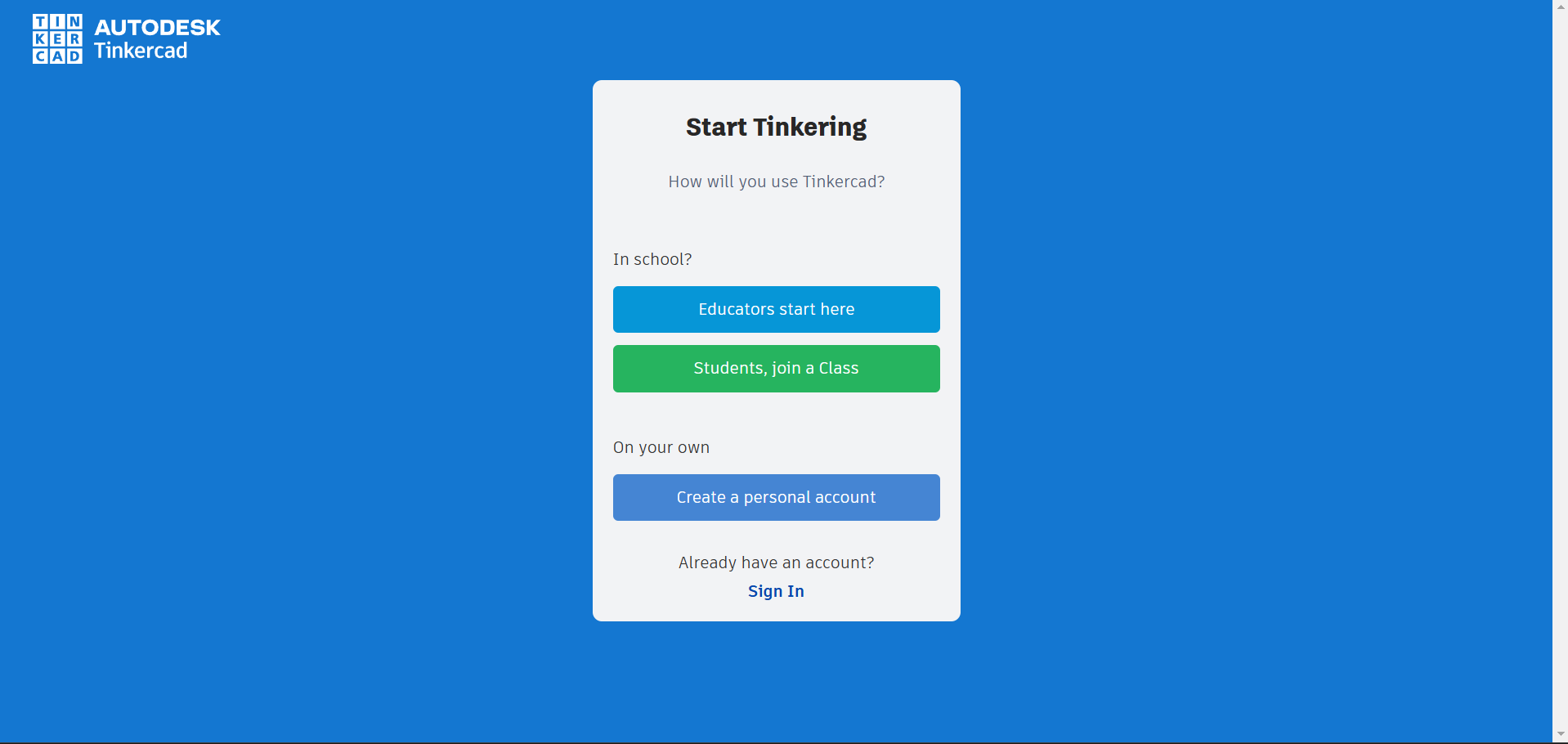 Tinkercad process image