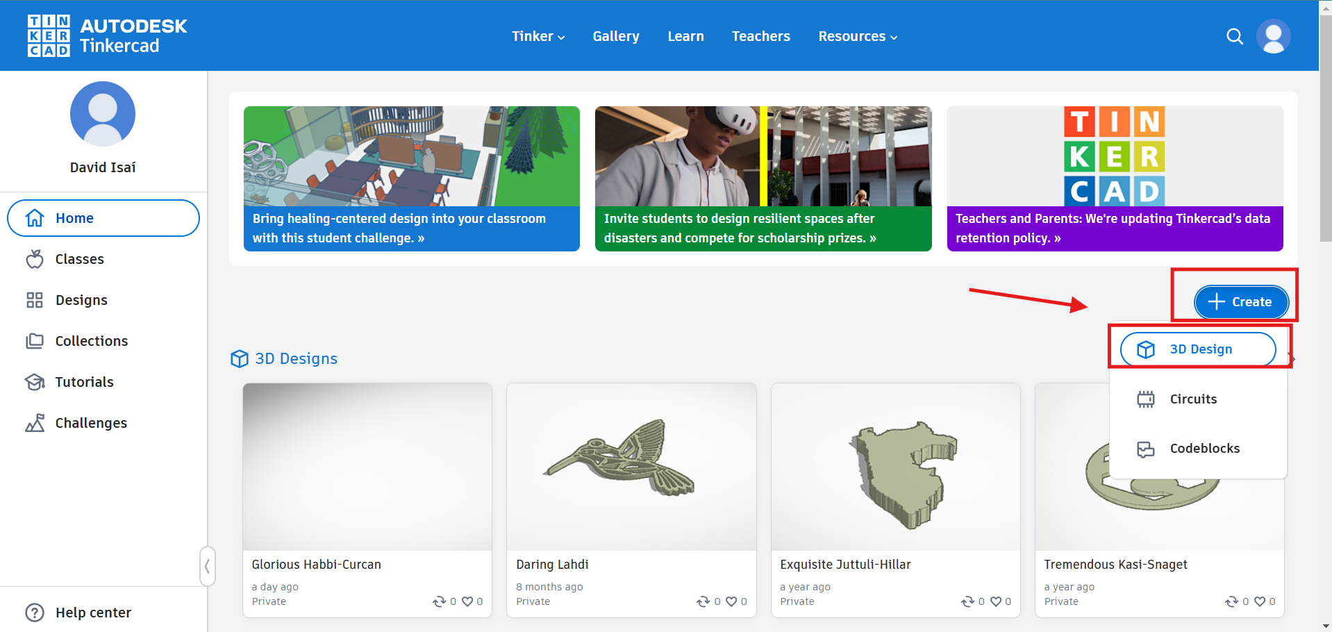 Tinkercad process image
