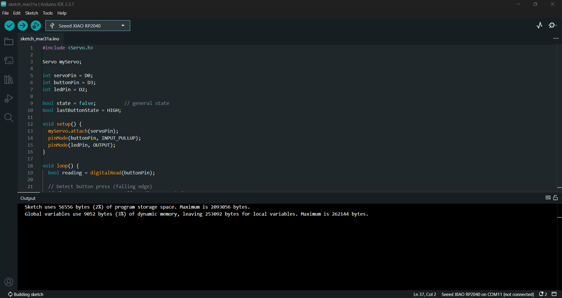 Work in progress Week 01