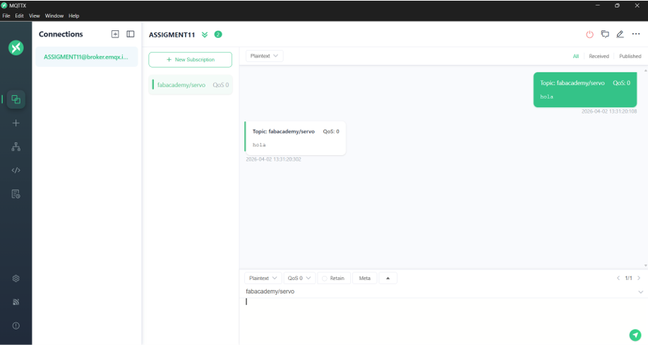 Work in progress Week 11