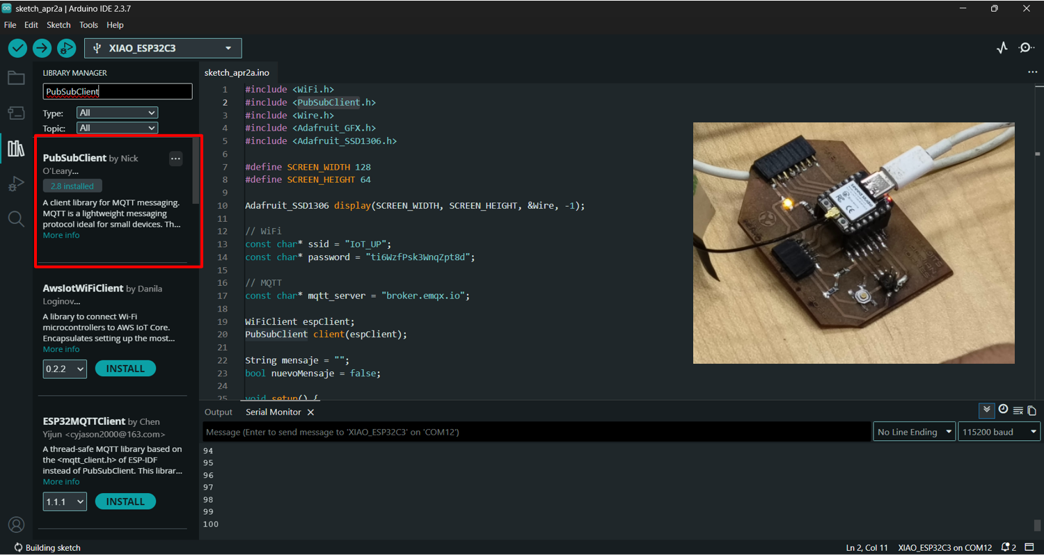 Work in progress Week 11