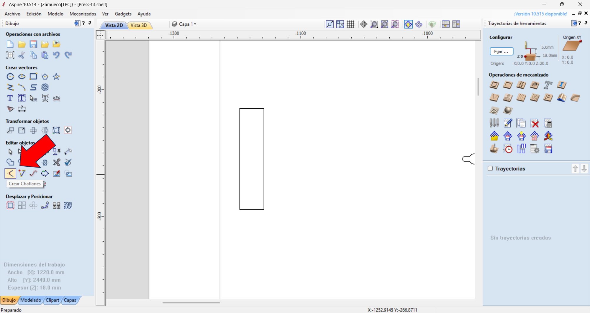 Project setup step 1