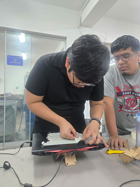 Vinyl applied to laptop