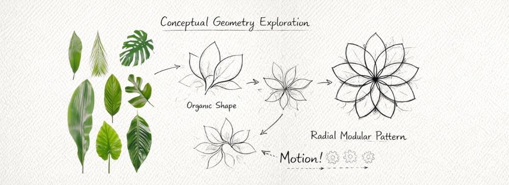 Conceptual geometry exploration sketch