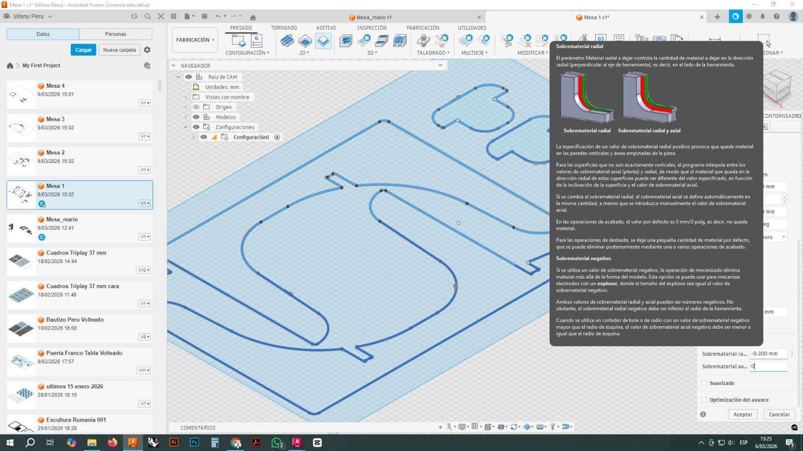 Linking and movement settings in Fusion 360