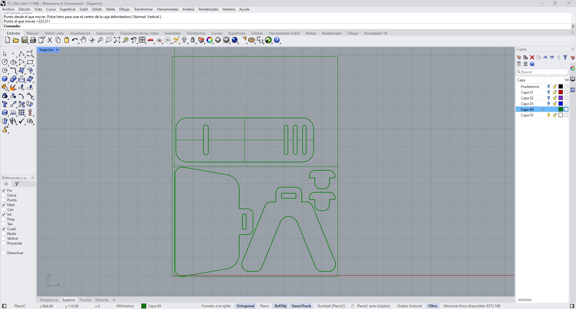 Cut OSB parts arranged before assembly