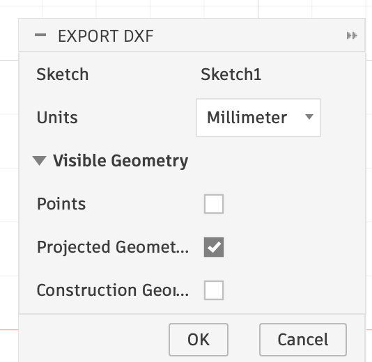 Exporting DXF from Fusion 360