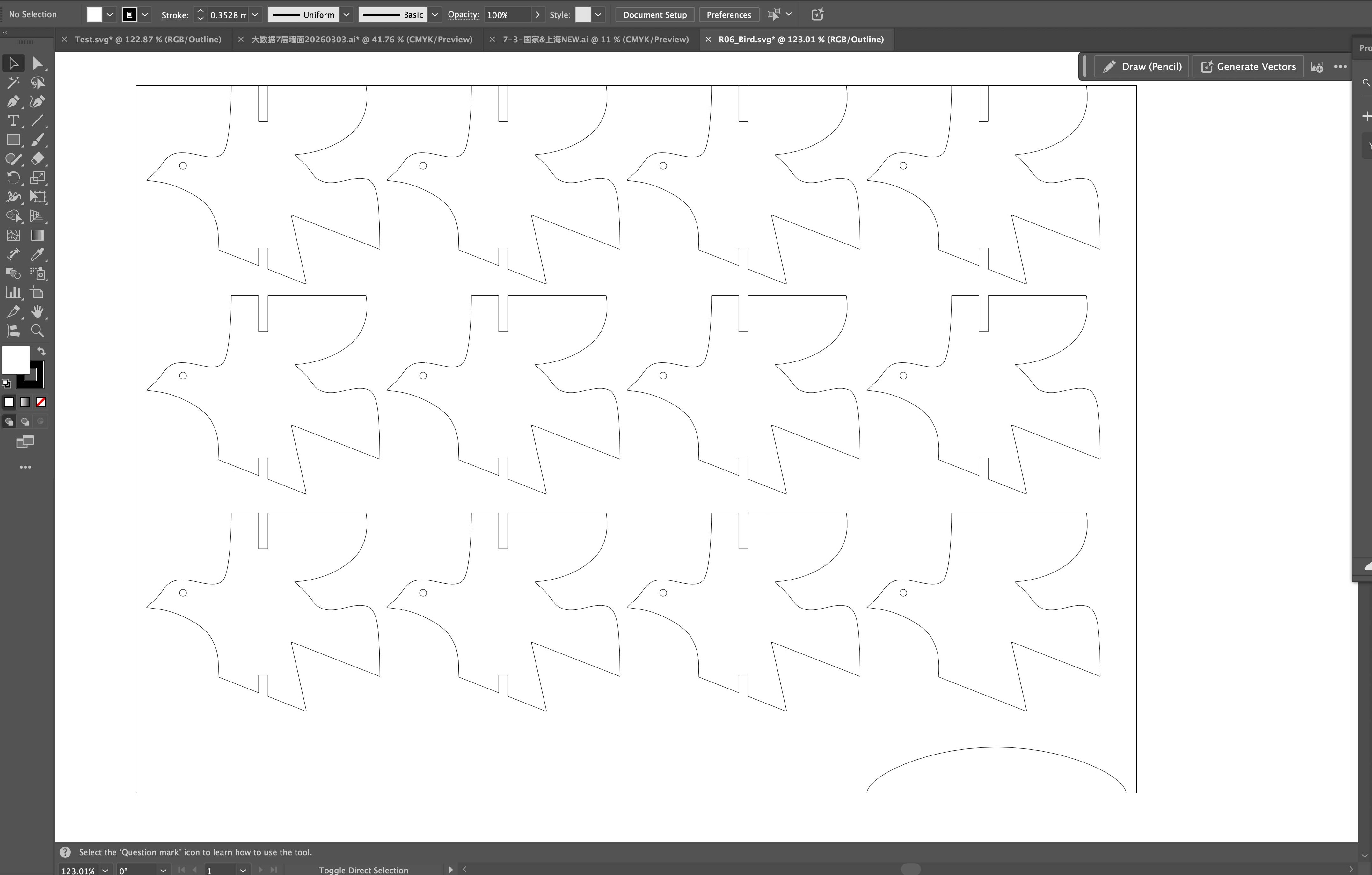 Press-fit slots added to the bird shape