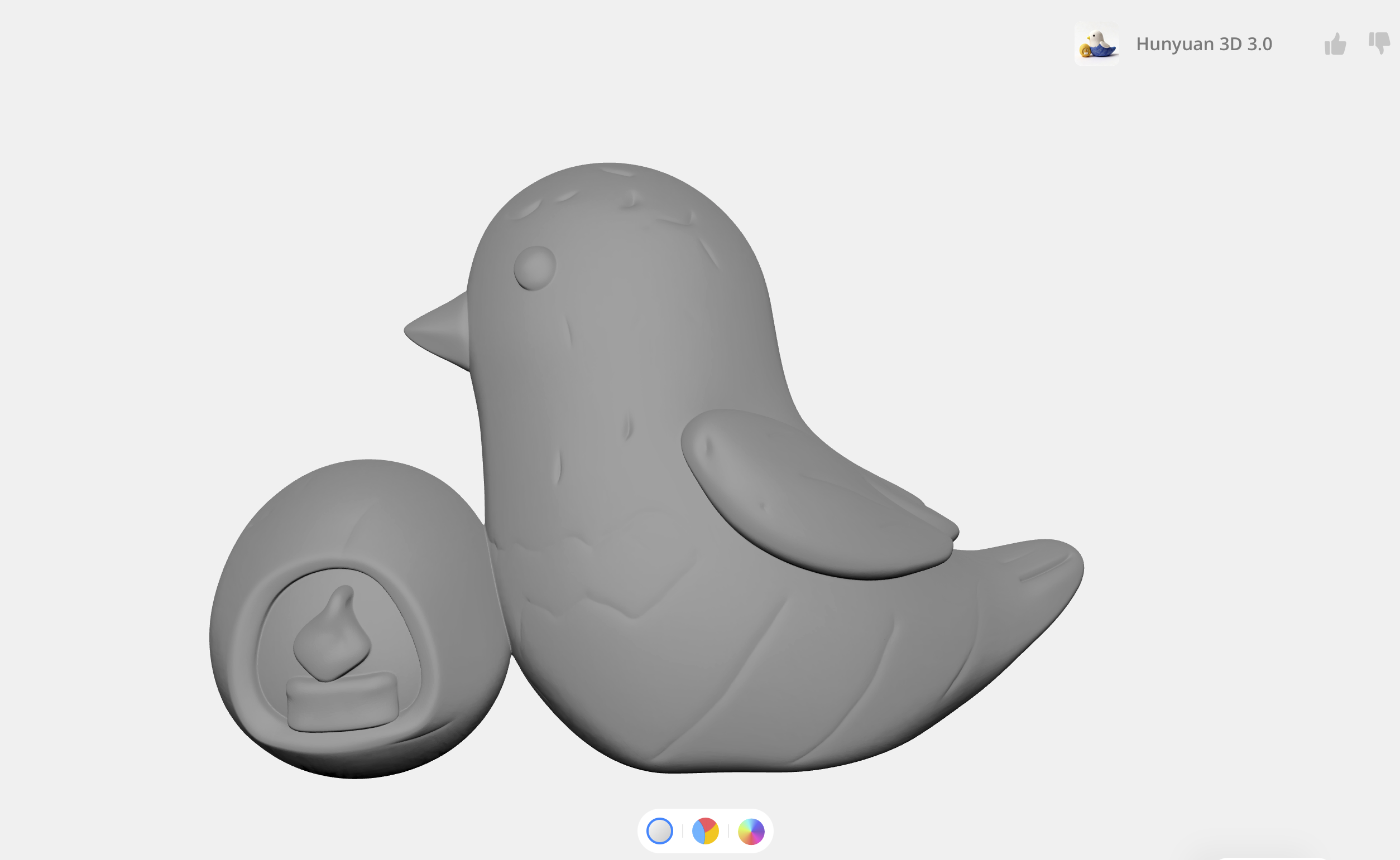 HunYuan 3D reconstructed model