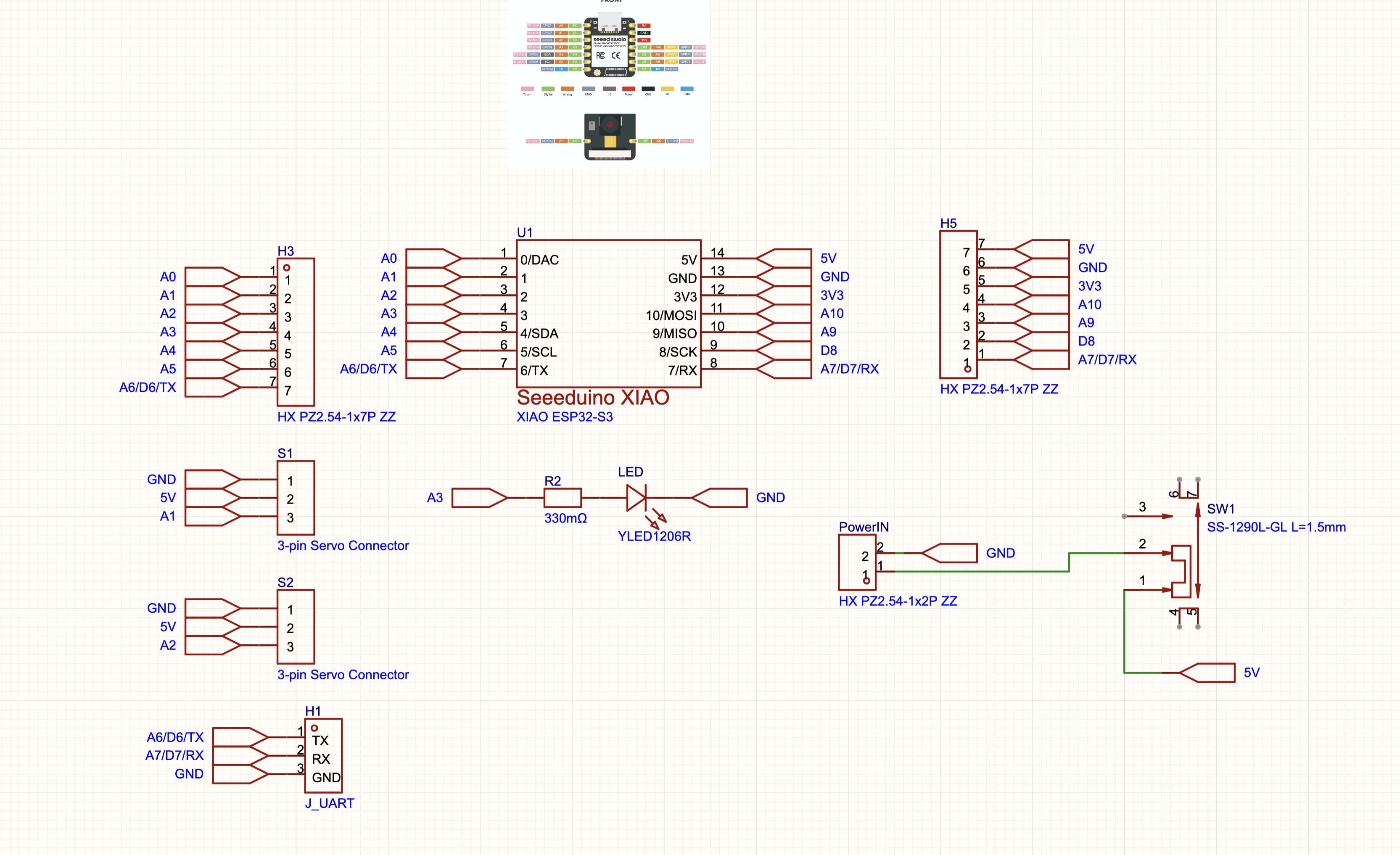 Schematic design in LCEDA-Pro