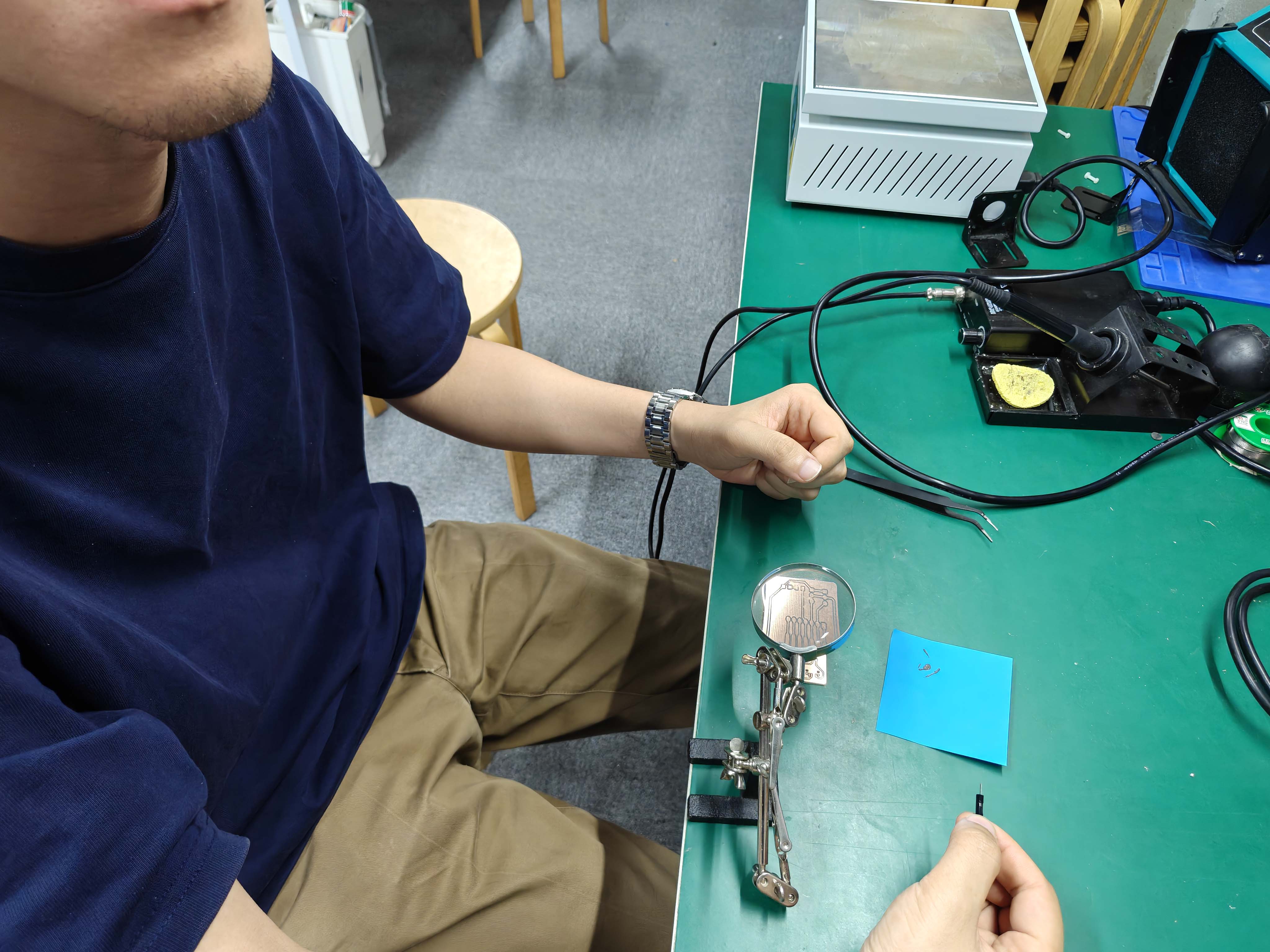 Preparing for soldering