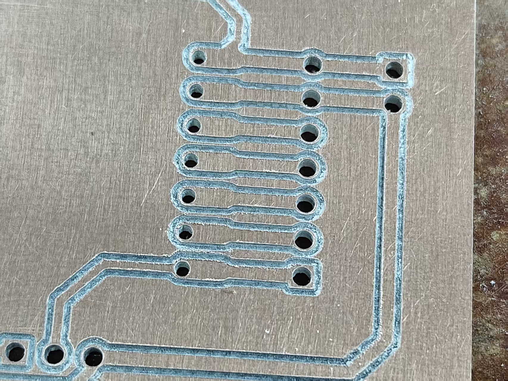 PCB after deburring inspection