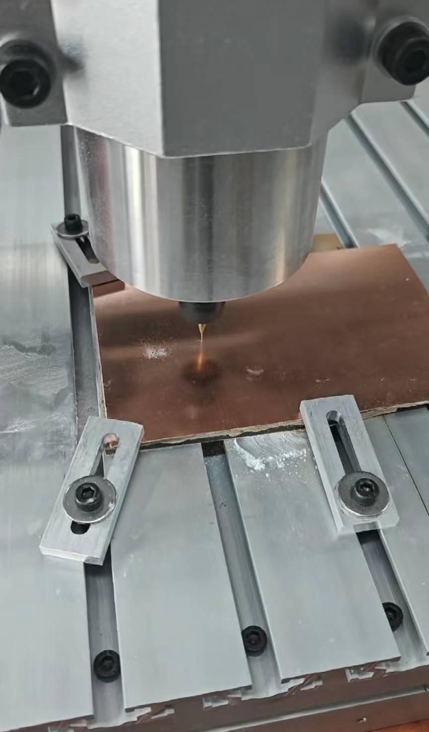 PCB workholding setup
