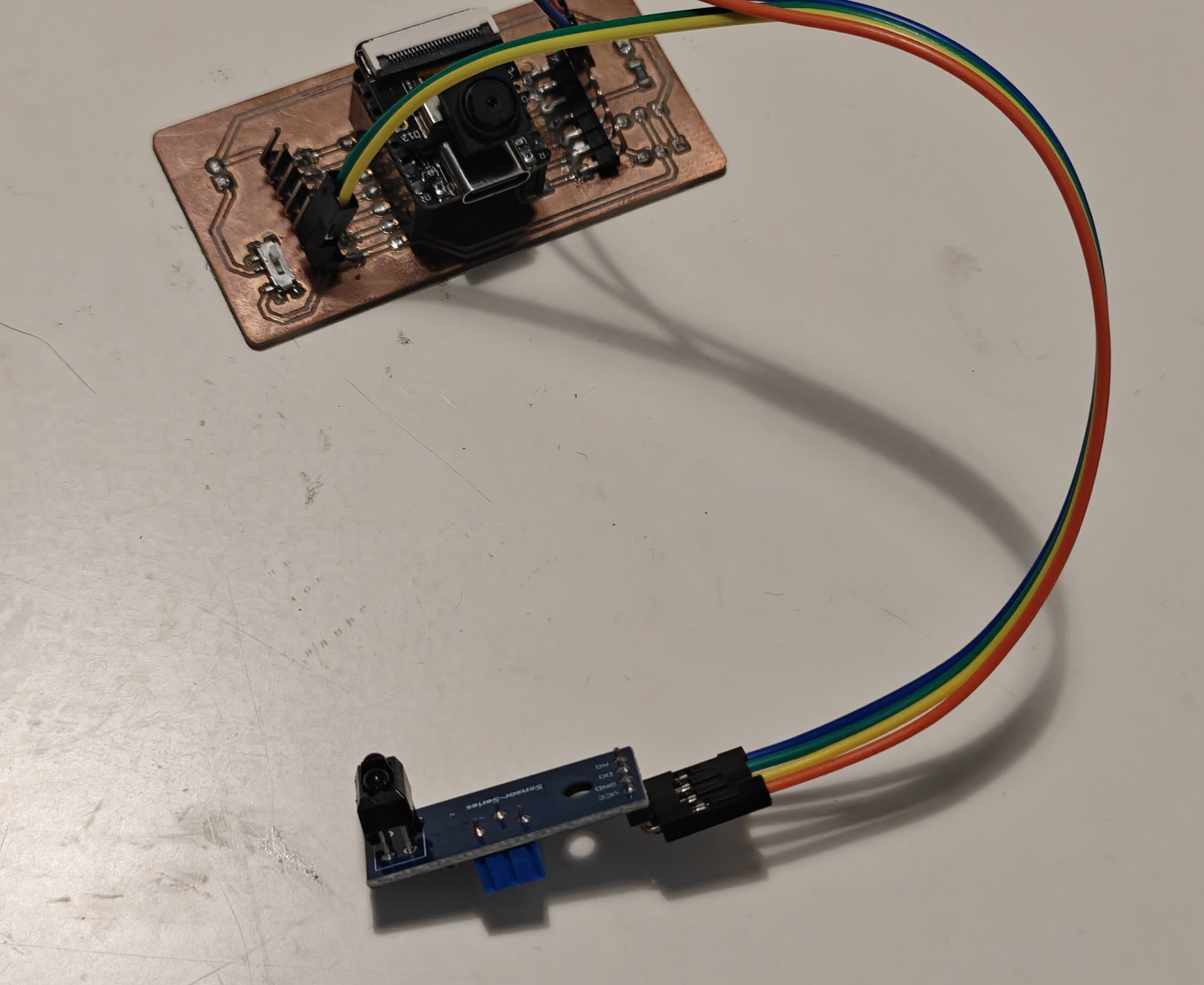 Line finder sensor test