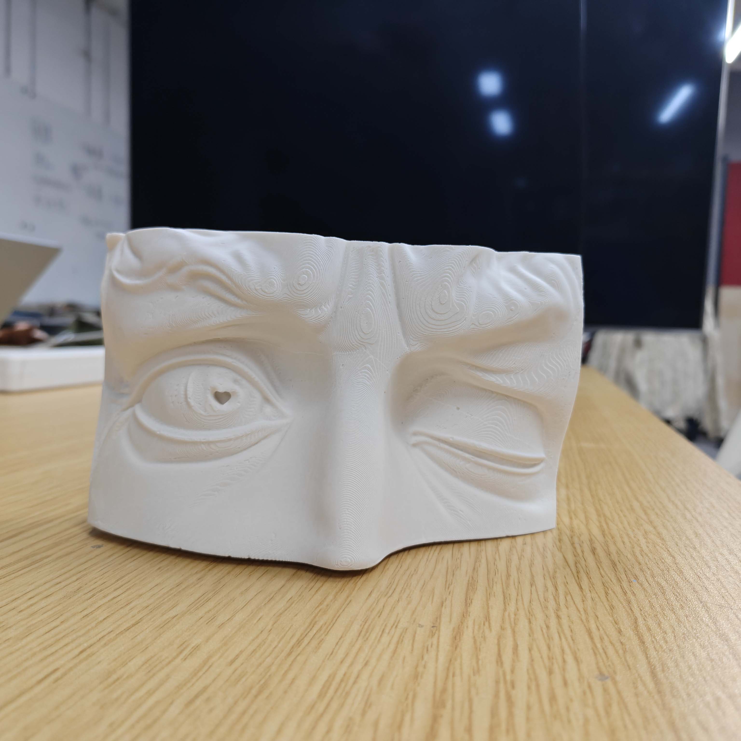 Final plaster incense holder
