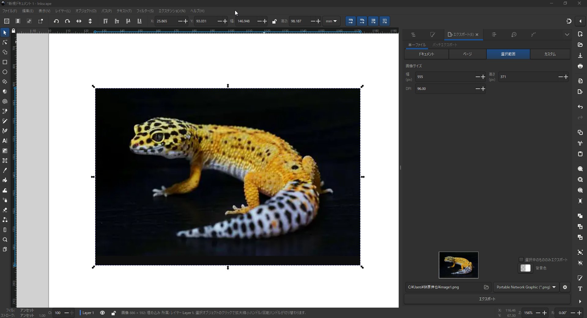 Inkscape - Photo Import