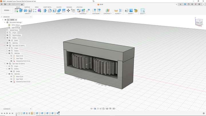 Gearbox — Front View