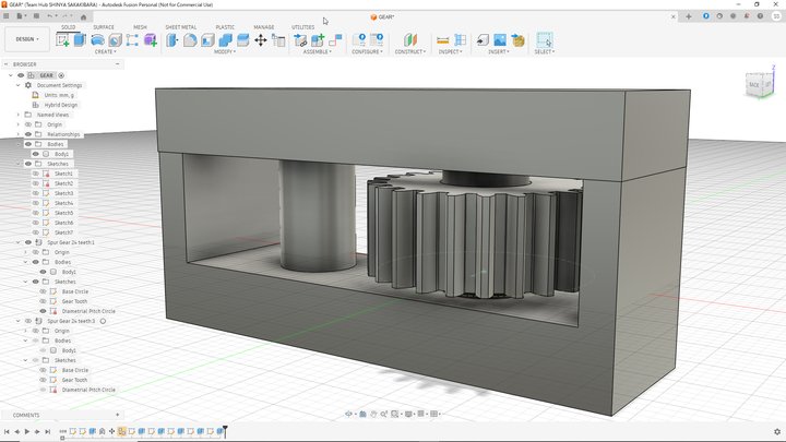 Gearbox — Perspective View