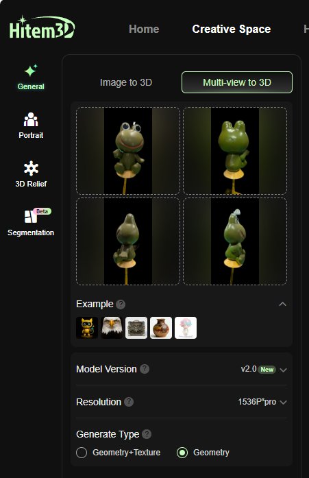 Hitem3D — Photos Uploaded