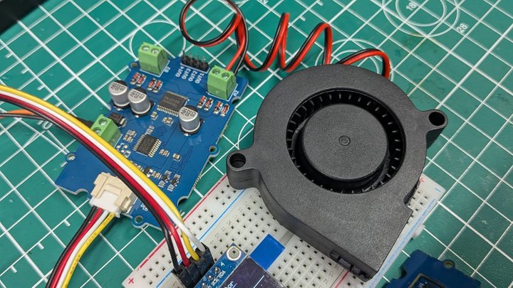 Fan and motor driver