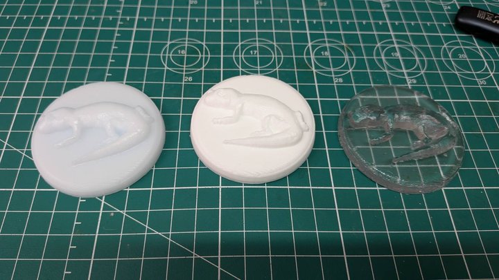 Three material comparison