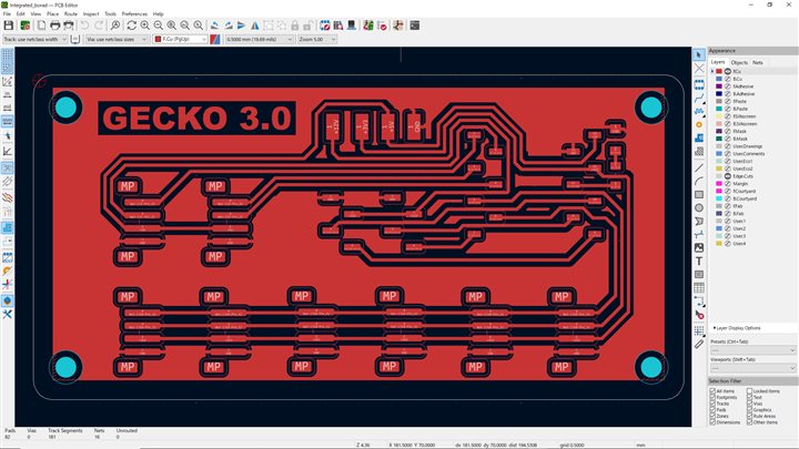 Integration Board v3 PCB Pattern