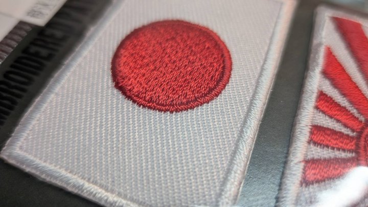 Japanese flag patch