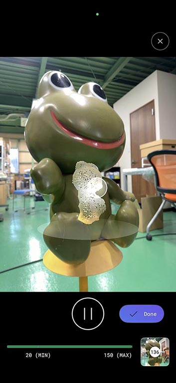 Polycam Object scanning