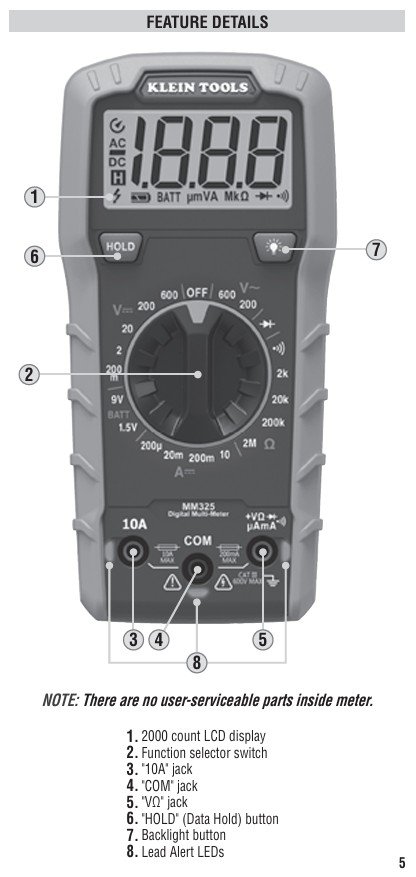 multimeter manual 2