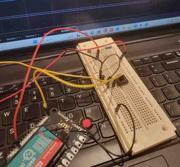 button input logic analyzer