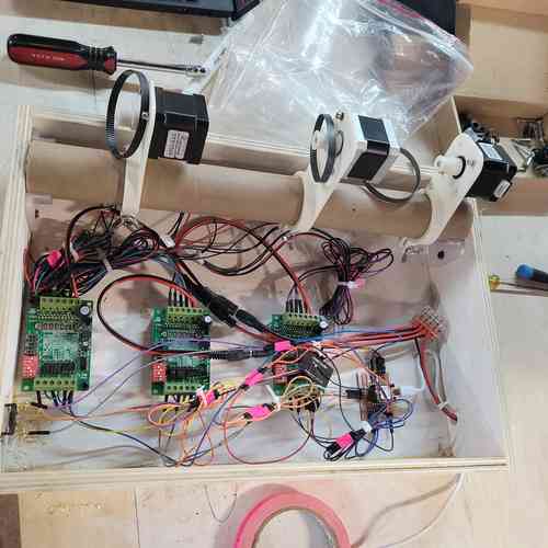 stepper motor mounting