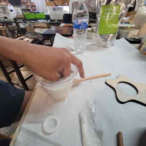 apply alginate to skin