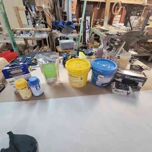 molding and casting setup