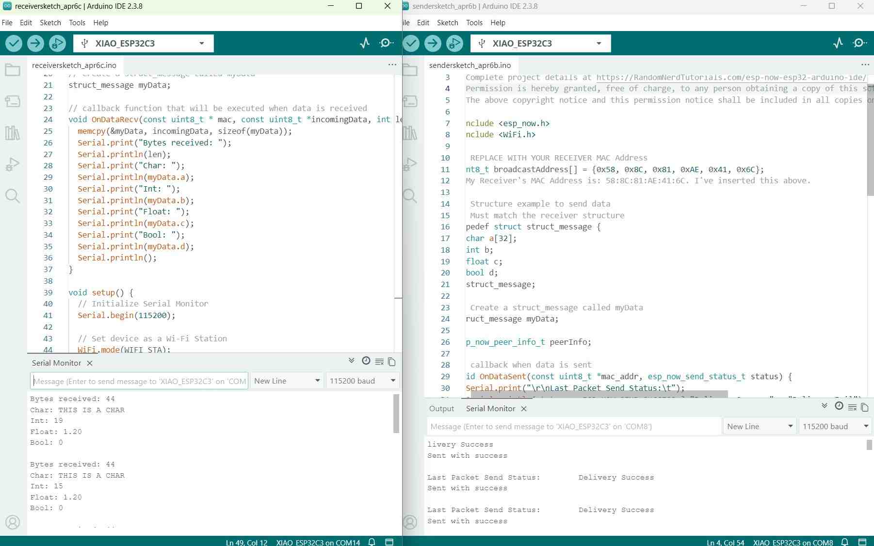 esp wifitest serial monitor