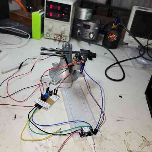 simple DC motor test