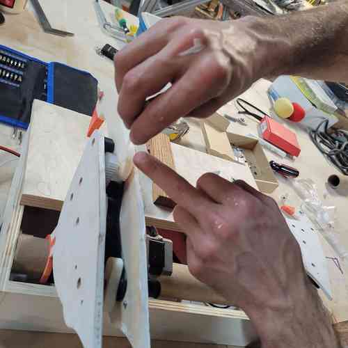 greasing up the birds