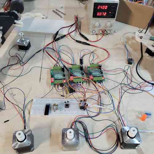 three motor steppers mary had a little lamb