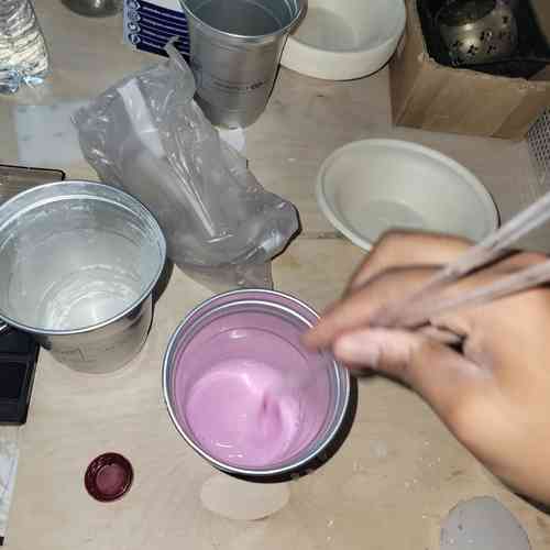 mixing alginate
