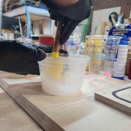 mixing ecoflex 2