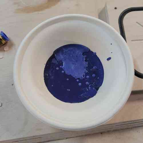 poured soap